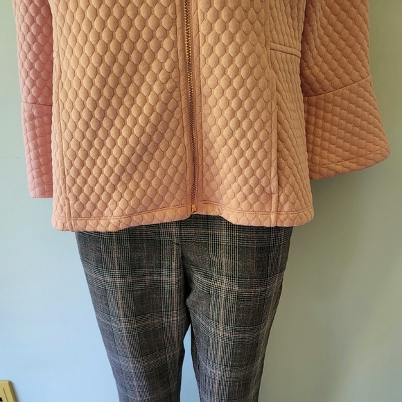 Isaac Mizrahi Women's Live Pink Quilted Jacket Size M - Picture 7 of 16